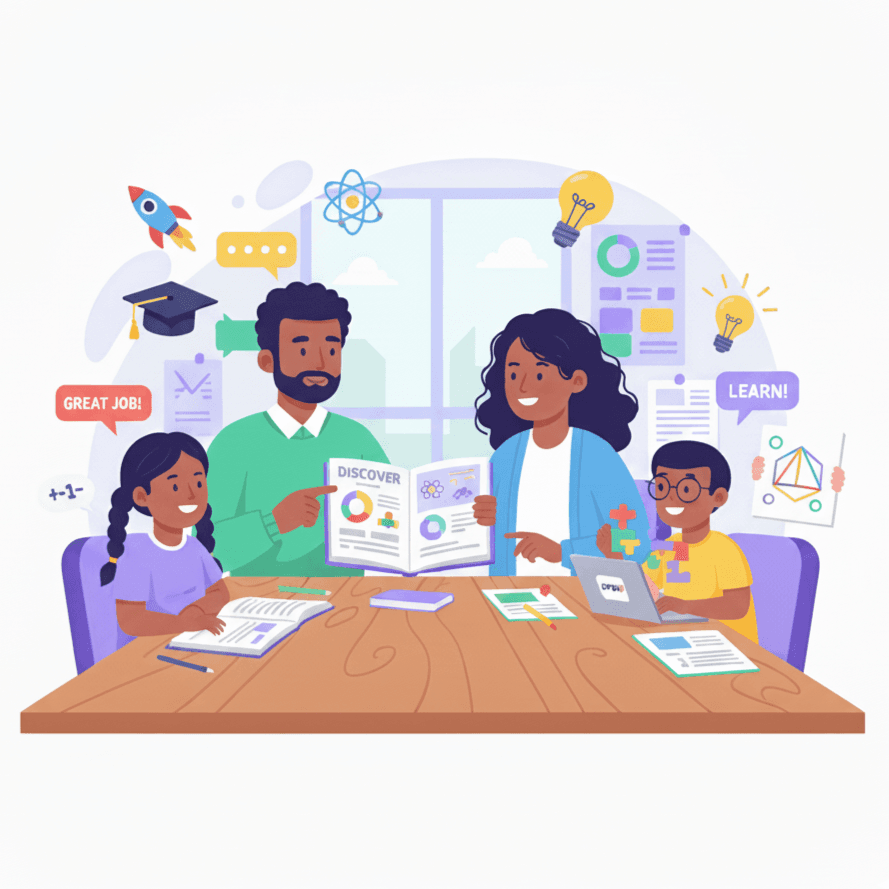 Family learning together